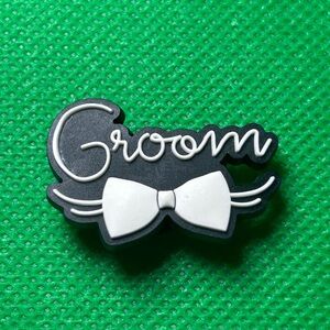 🌼 (5/$10 or 10/$15)NEW “Engagement or Wedding” Croc Charm Collection Groom to Be